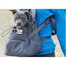 K9 Pup Pocket Puppy/Small Dog or Cat Front Carrier with Padded Shoulder Straps, Air Vent, High-Viz Accents and Pocket